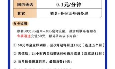 最新推出:移动王卡 38 元套餐国内定向流量的使用方法