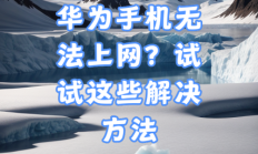 最新版:华为手机无法使用电信卡上网的原因及解决方法详解