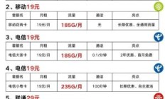 移动合约机套餐（移动合约机套餐价格表2024年）