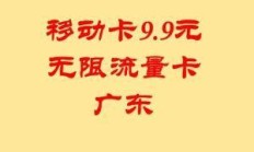 9.9元100G全国通用流量卡，广东移动的实惠之选——你值得拥有吗？