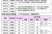 西安移动宽带套餐价格表（西安电信宽带套餐价格表2024）