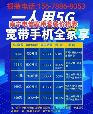 电信套餐资费一览表2024（电信宽带套餐价格表2024年）