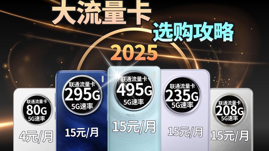 最新版:2025年便宜好用的5G流量卡有哪些？最新推荐