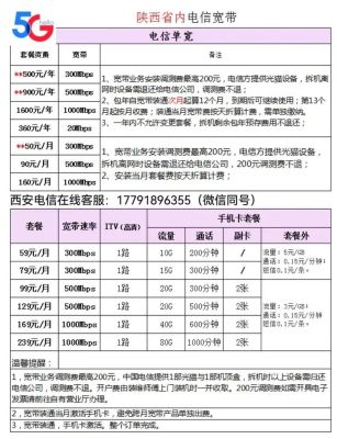 西安广电宽带套餐价格表2024年11月（西安广电宽带套餐价格表2019）